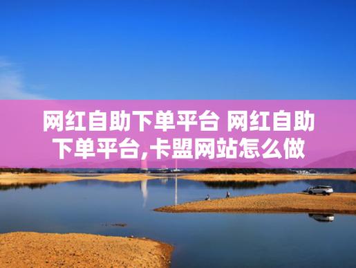 网红自助下单平台，让你成为购物的真正主宰。